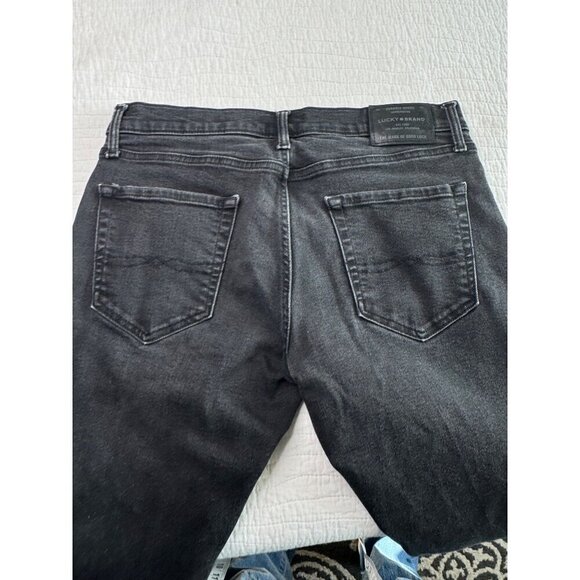 Lucky Brand Mens Black 110 Skinny Denim Casual Jeans 34X30 Everyday - Picture 6 of 9